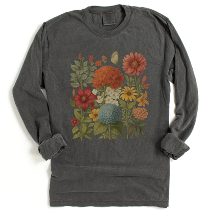 Hydrangea Bloom - Comfort Colors Premium Long Sleeve T Shirt