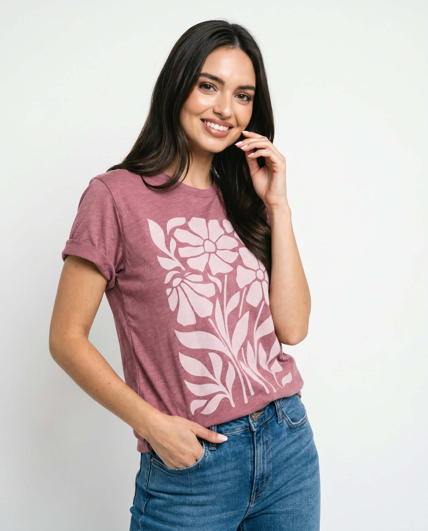 Petal And Thread- Bella Canvas Super Soft Standard Fit T Shirt