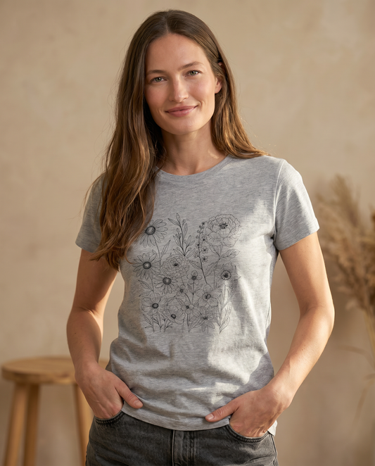 Petal Cartography - Women's Softstyle Tee