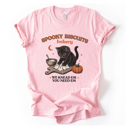 Spooky Biscuit Bakery - Bella Canvas Super Soft Straight Cut T shirt