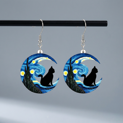 Van Gogh Starry Sky Earrings