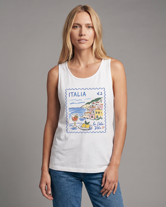 Postage from Positano - Comfort Colors Premium Tank Top
