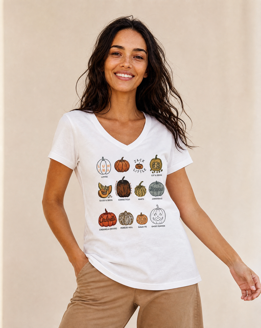 Pumpkin Patch - Super Soft V Neck