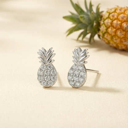 Sterling Silver Sweet Pineapple Earrings