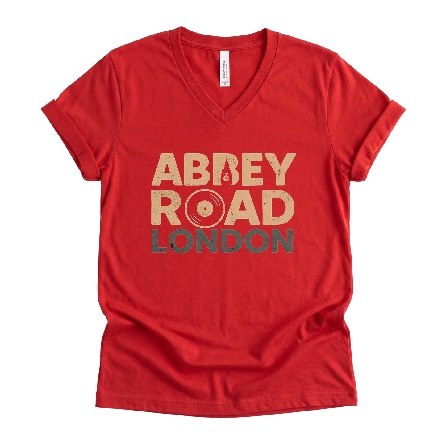 Abbey Road London - Short Sleeve V-Neck Tee