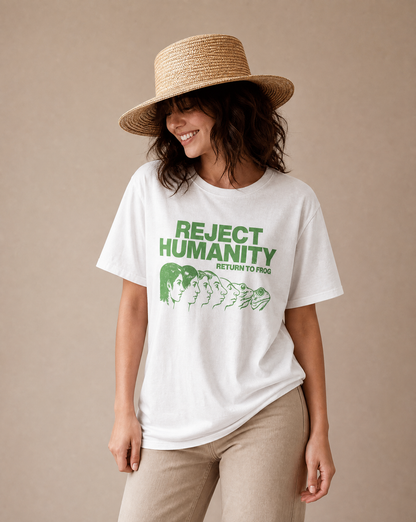 Reject Humanity -  Relaxed Fit Vintage Wash T Shirt