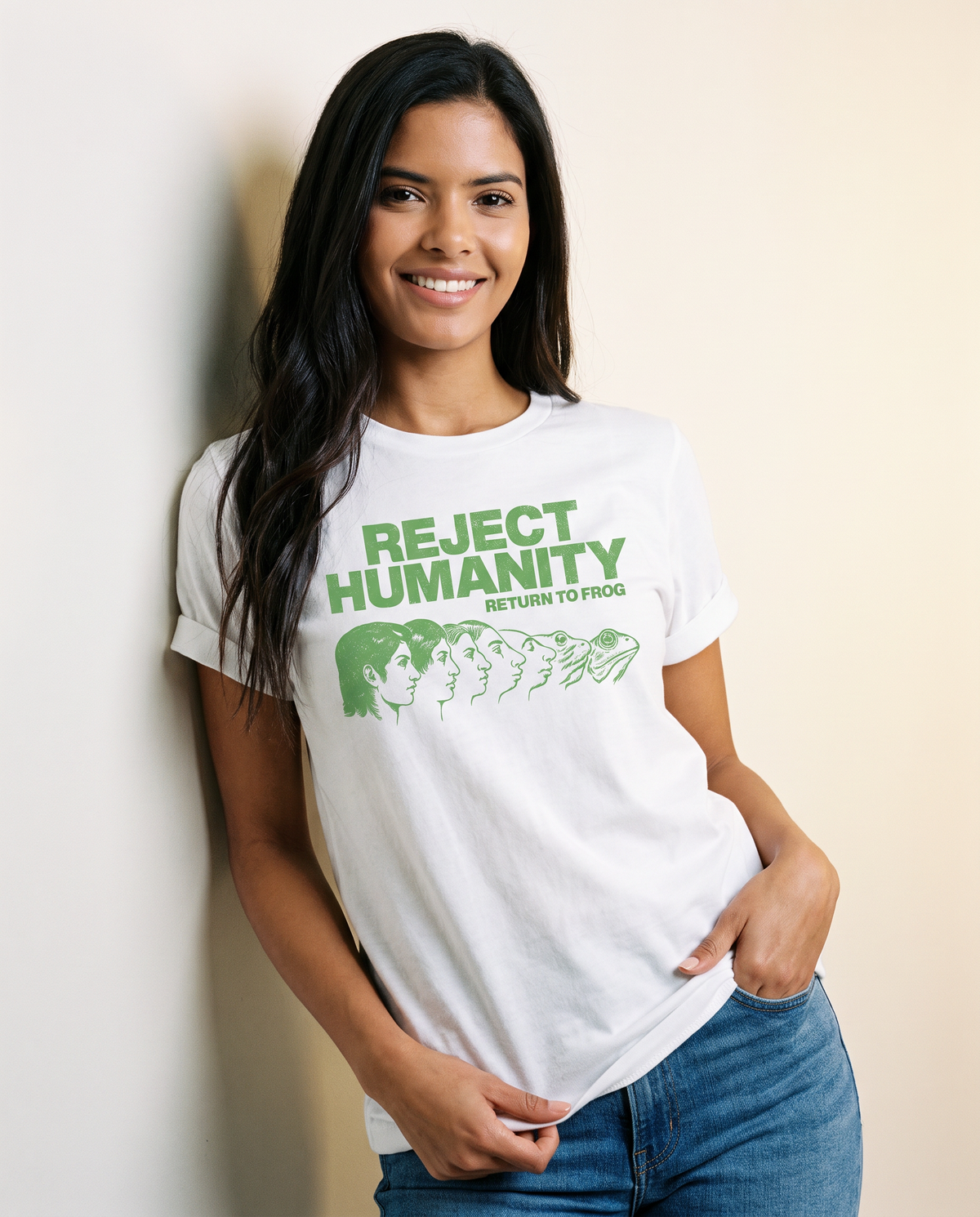 Reject Humanity - Bella Canvas Super Soft Straight Cut T shirt