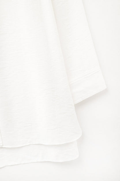 Relaxed Fit Shirt Long Sleeves in White