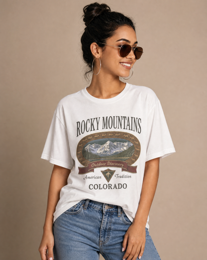 Rocky Mountains - Comfort Colors Relaxed Fit Premium T Shirt