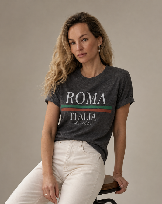 Roma Italia - Bella Canvas Super Soft Standard Fit T Shirt