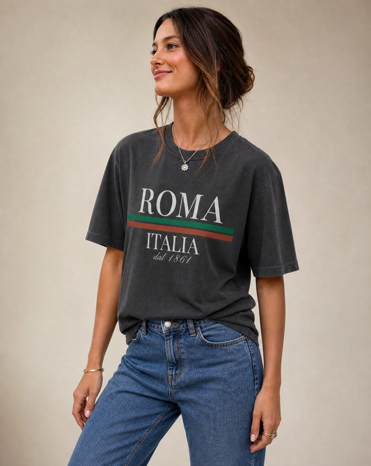 Roma Italia - Comfort Colors Relaxed Fit Premium T Shirt
