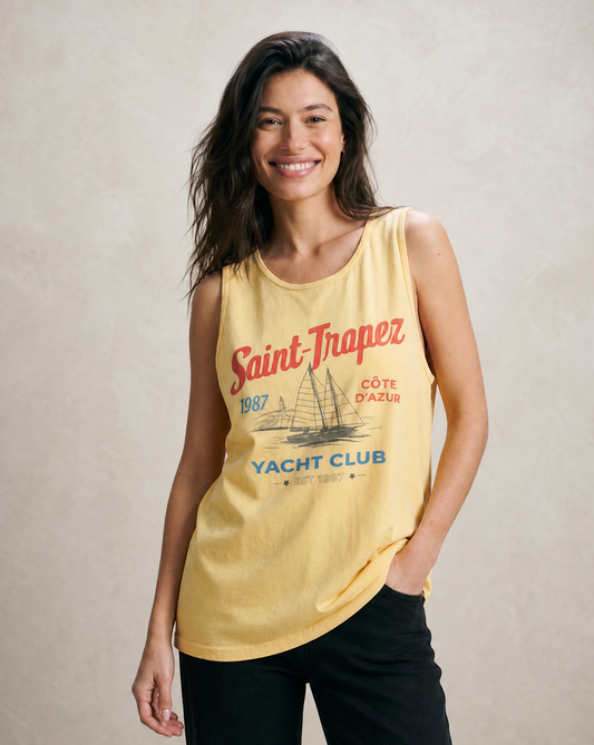 Saint Tropez Yacht Club - Comfort Colors Premium Tank Top