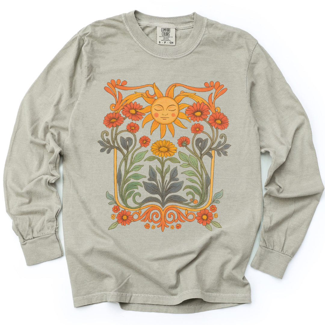 Helia's Garden - Comfort Colors Premium Long Sleeve T Shirt