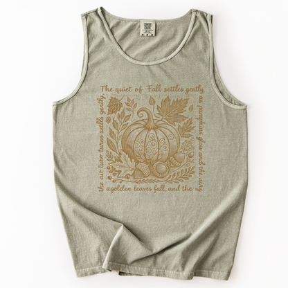 The Quiet Of Fall - Comfort Colors Premium Tank Top