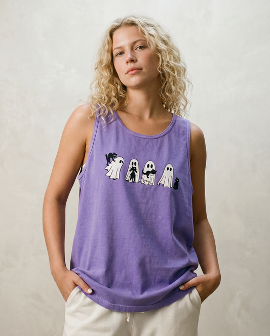 Scaredy Cats - Comfort Colors Premium Tank Top