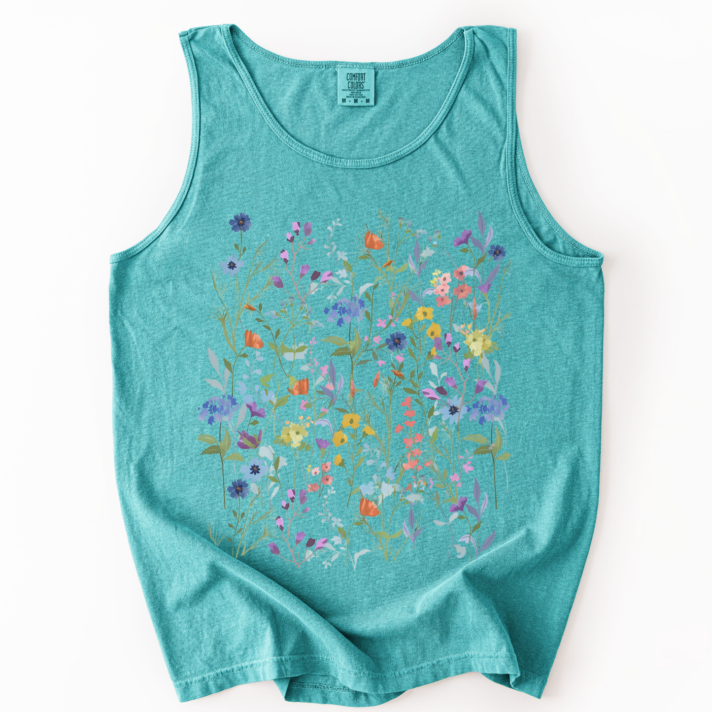 Floral Medley - Comfort Colors Premium Tank Top