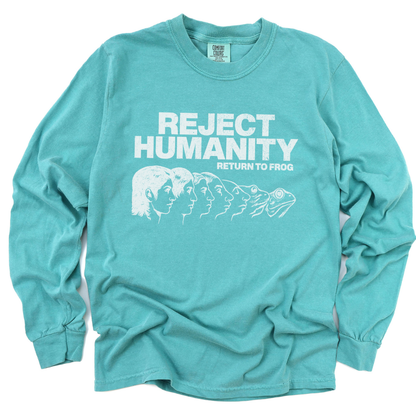 Reject Humanity - Comfort Colors Long Sleeve Premium T Shirt