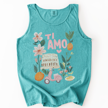 Ti Amo - Comfort Colors Premium Tank Top