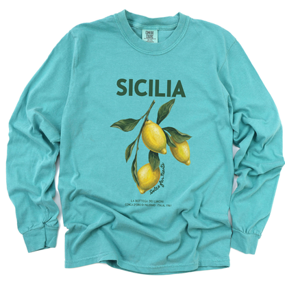 Sicilia - Comfort Colors Long Sleeve Premium T Shirt
