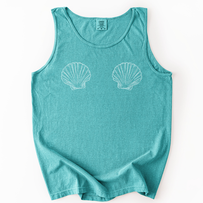 She Shells - Comfort Colors Premium Tank Top