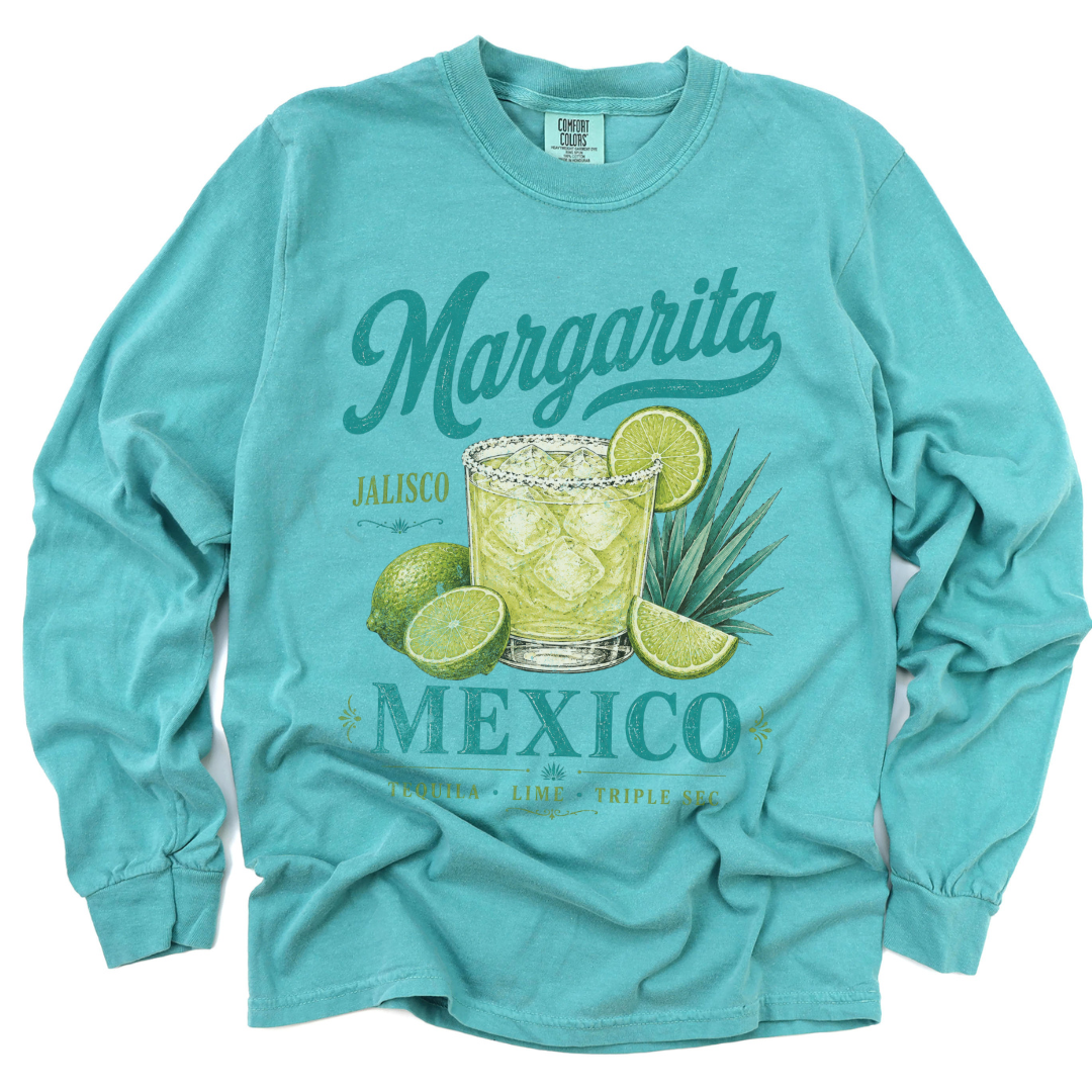 Margarita - Comfort Colors Long Sleeve Premium T Shirt