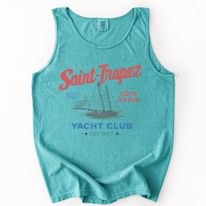 Saint Tropez Yacht Club - Comfort Colors Premium Tank Top