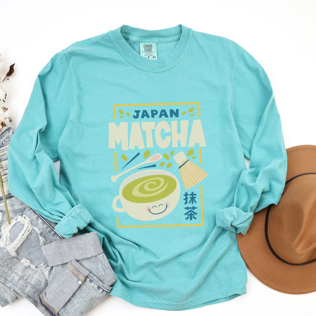 Matcha - Comfort Colors Premium Long Sleeve T Shirt