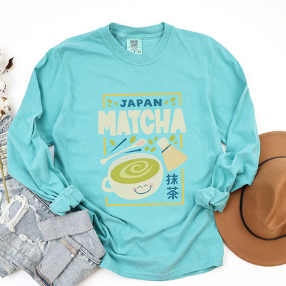 Matcha - Comfort Colors Premium Long Sleeve T Shirt