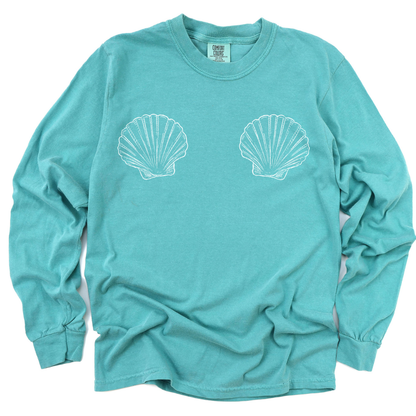 She Shells - Comfort Colors Long Sleeve Premium T Shirt