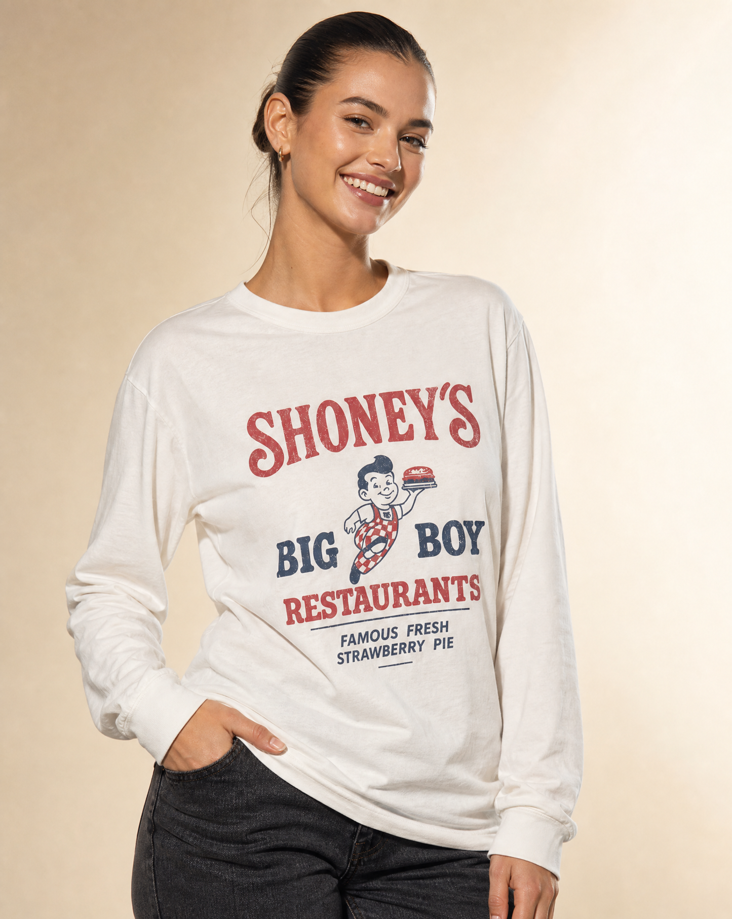 Shoney's Big Boy Restaurant - Comfort Colors Long Sleeve Premium T Shirt