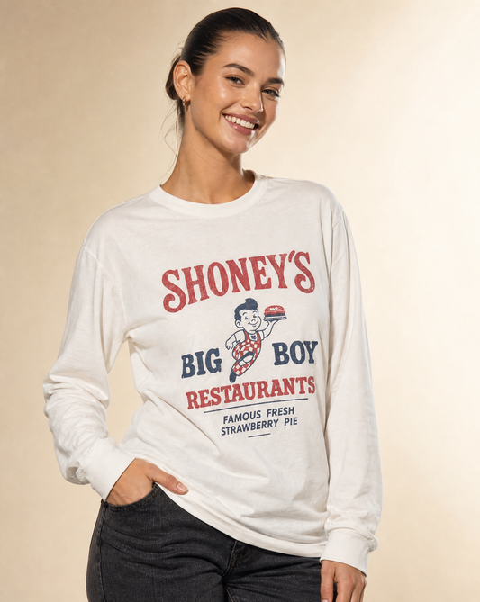 Shoney's Big Boy Restaurant - Comfort Colors Long Sleeve Premium T Shirt