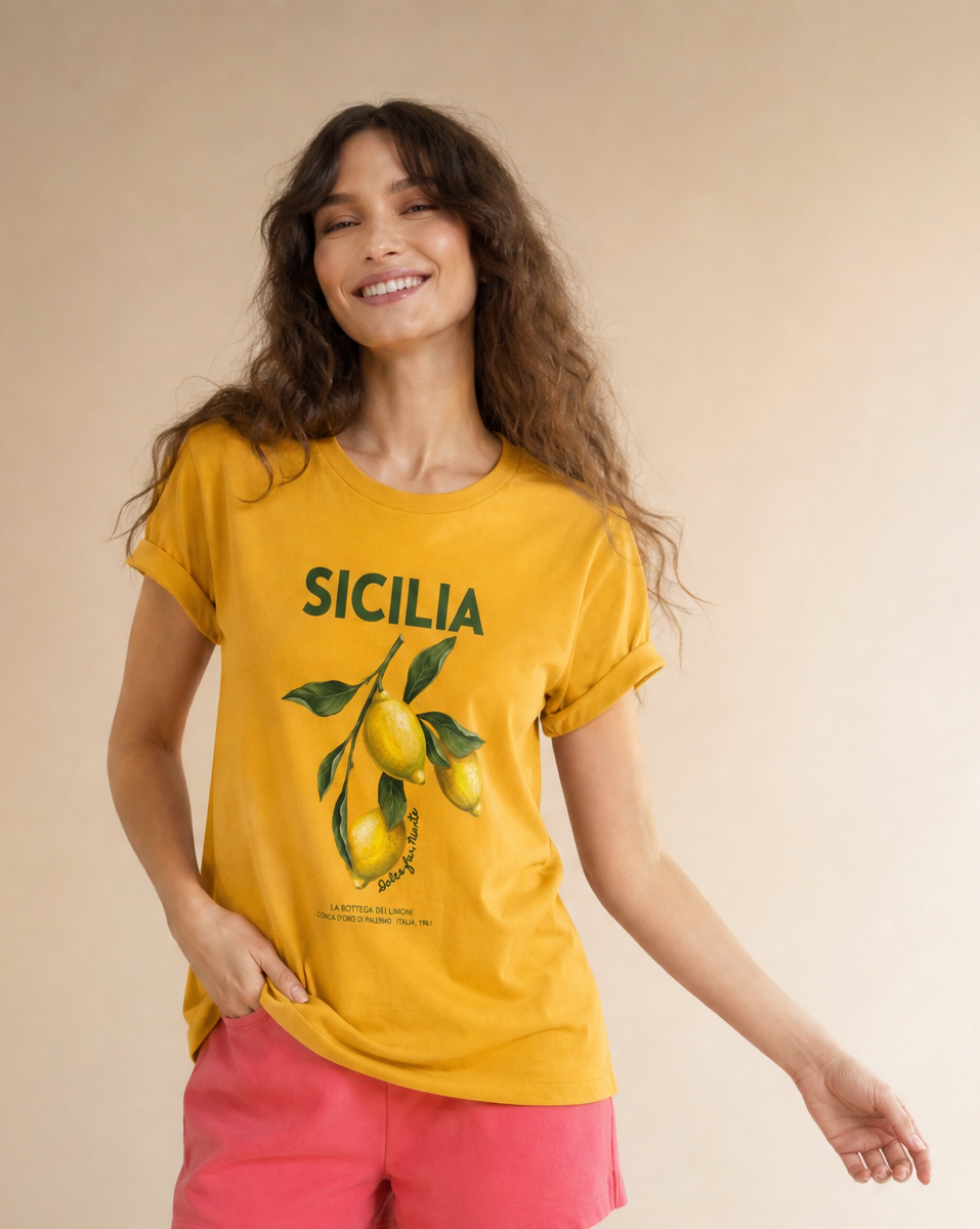Sicilia - Bella Canvas Super Soft Straight Cut T shirt