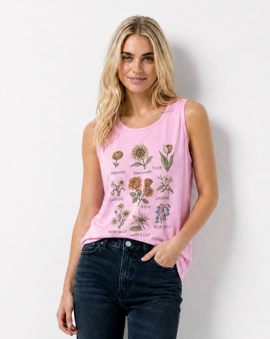 Botanical Sketchbook - Comfort Colors Premium Tank Top