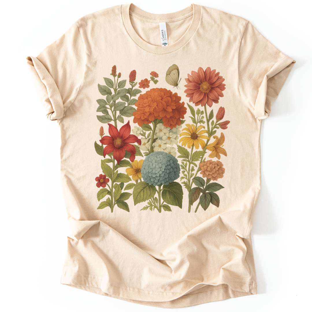 Hydrangea Bloom - Bella Canvas Super Soft T Shirt