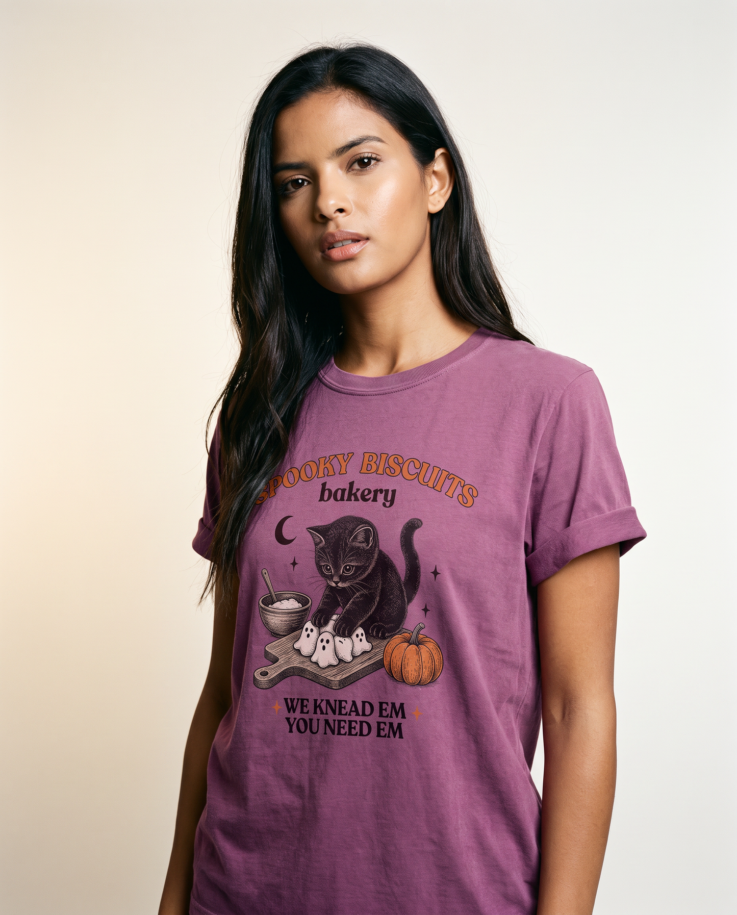 Spooky Biscuit Bakery -  Comfort Colors Relaxed Fit Premium T Shirt