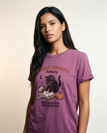 Spooky Biscuit Bakery -  Comfort Colors Relaxed Fit Premium T Shirt