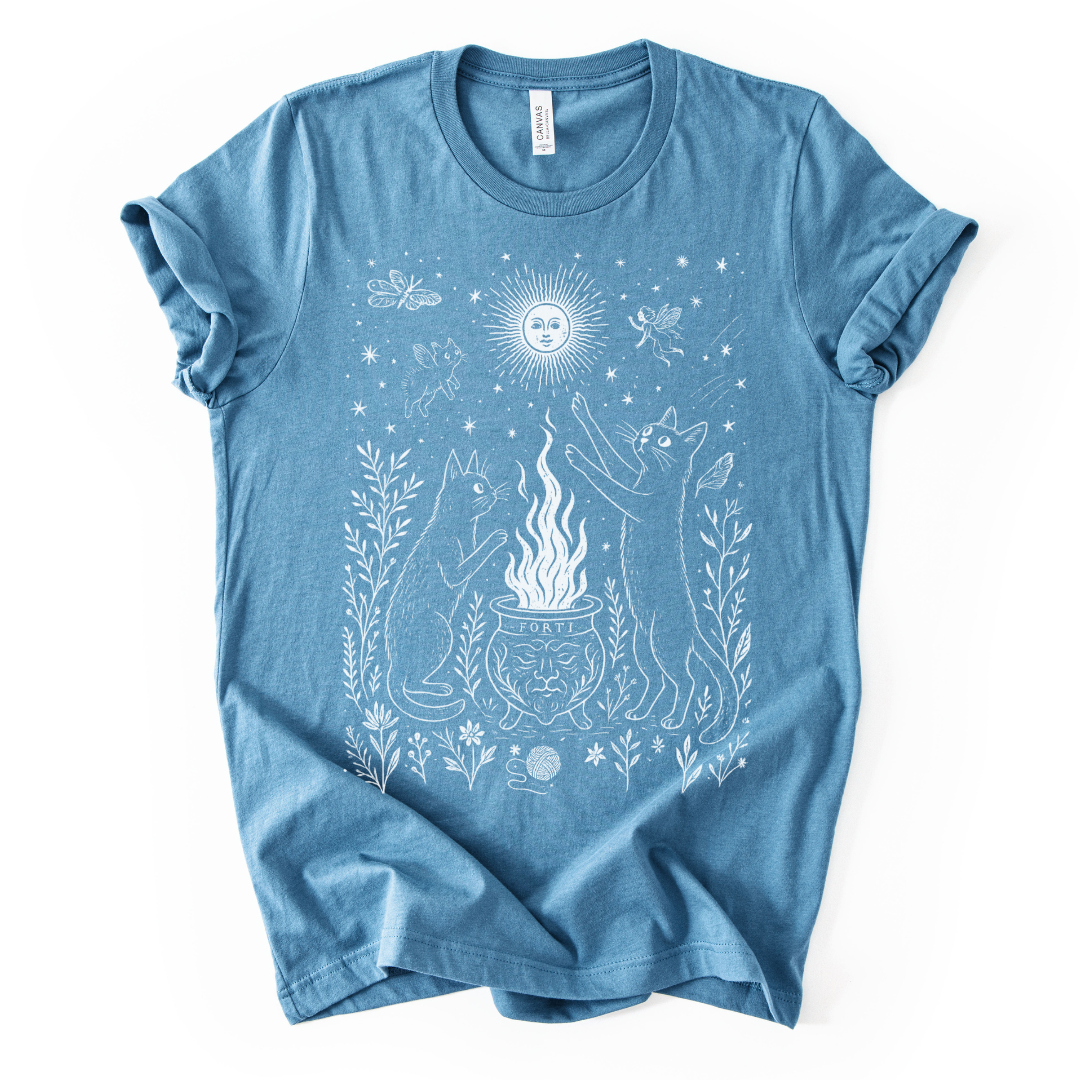 Midnight Meowgic - Bella Canvas Super Soft T Shirt
