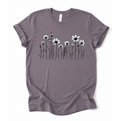 Daisy Chain - Bella Canvas Straight Cut Tee - UK Stocked