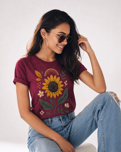 Sunflower - Bella Canvas Super Soft Standard Fit T Shirt