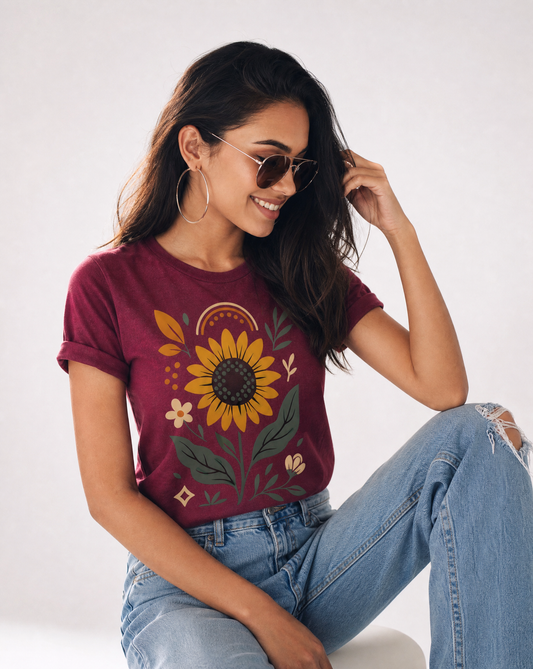 Sunflower - Bella Canvas Super Soft Standard Fit T Shirt