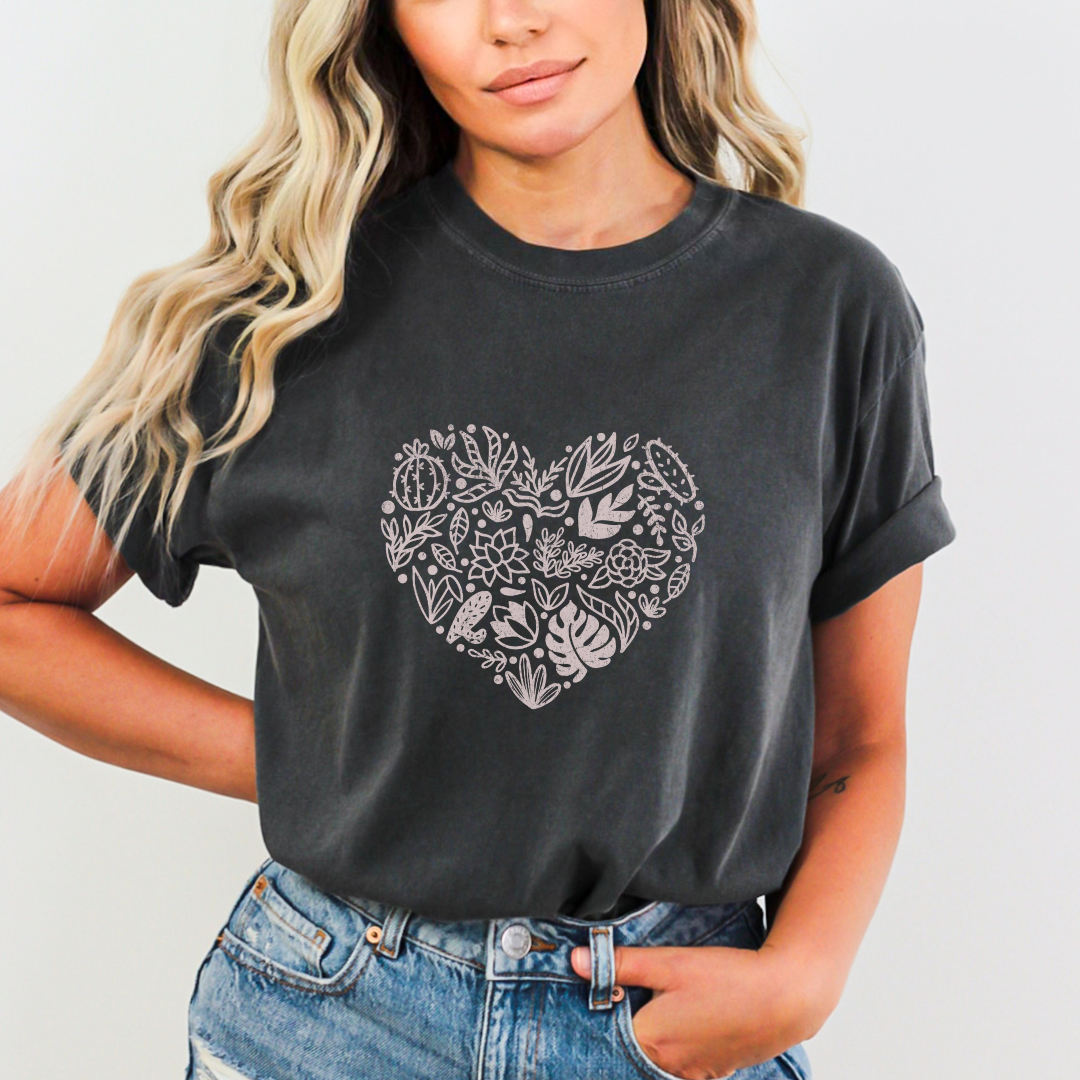 Plant Heart -  Comfort Colors Relaxed Fit Premium T Shirt