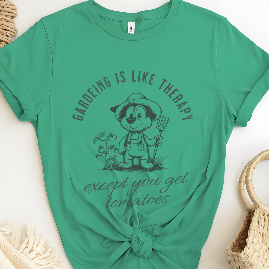 Gardening Is Like Therapy - except you get tomatoes