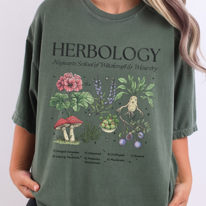 Herbology , Hogwarts School Of Witchcraft & Wizardry - Comfort Colors Relaxed Fit