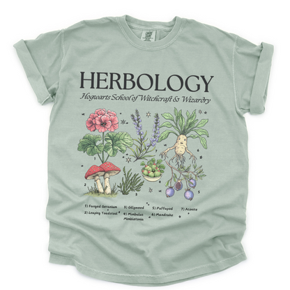 Herbology , Hogwarts School Of Witchcraft & Wizardry - Comfort Colors Relaxed Fit