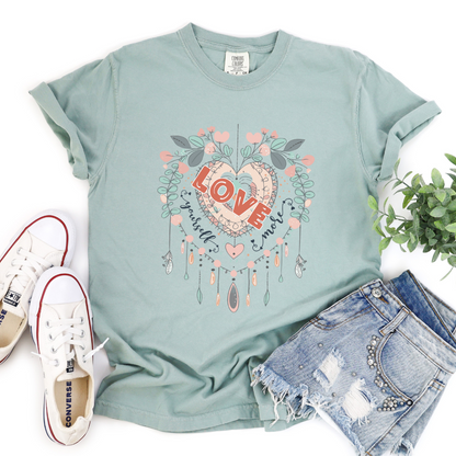 Love Yourself More - Comfort Colors Relaxed Fit Premium T Shirt