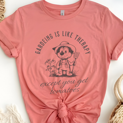Gardening Is Like Therapy - except you get tomatoes