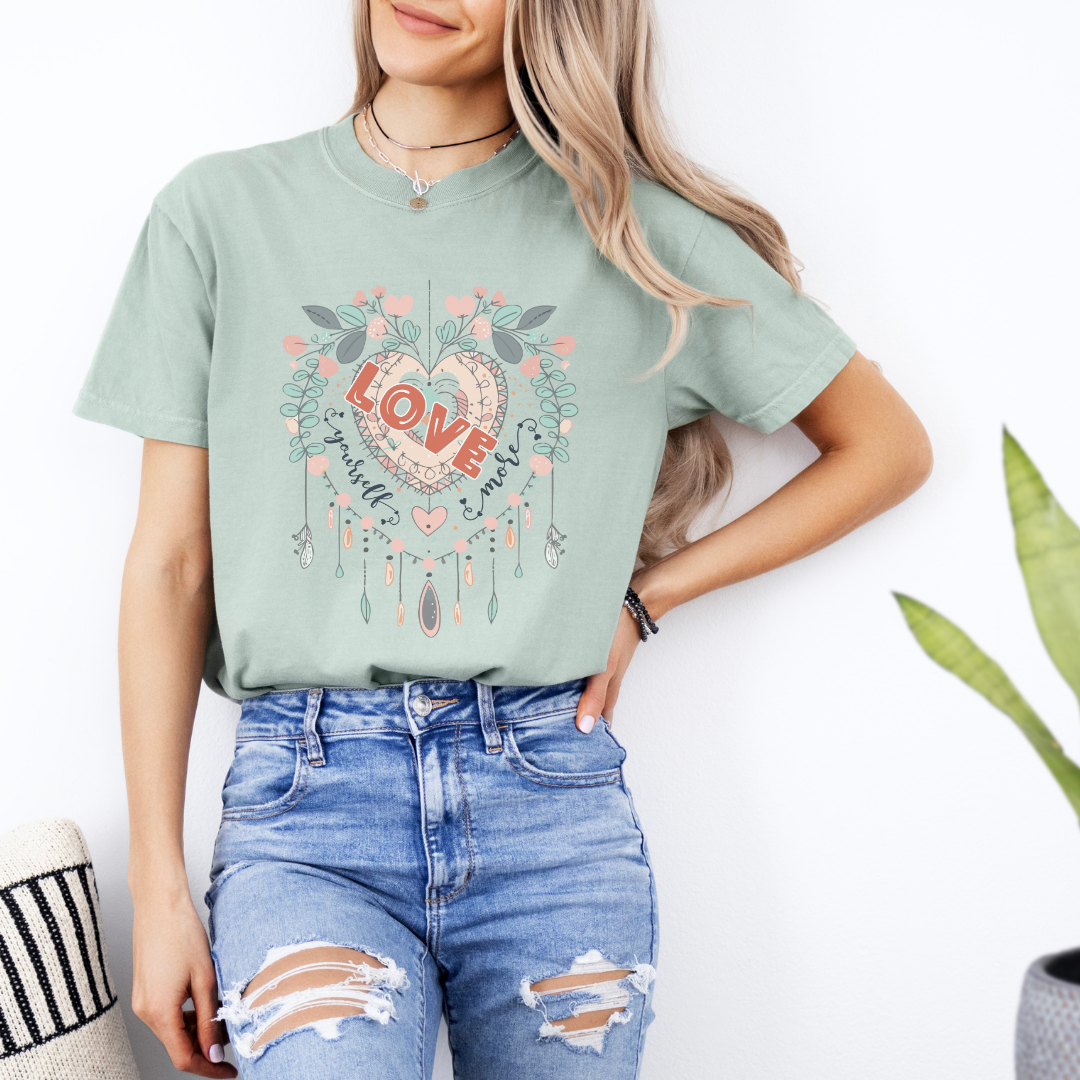 Love Yourself More - Comfort Colors Relaxed Fit Premium T Shirt