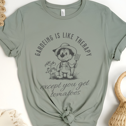 Gardening Is Like Therapy - except you get tomatoes