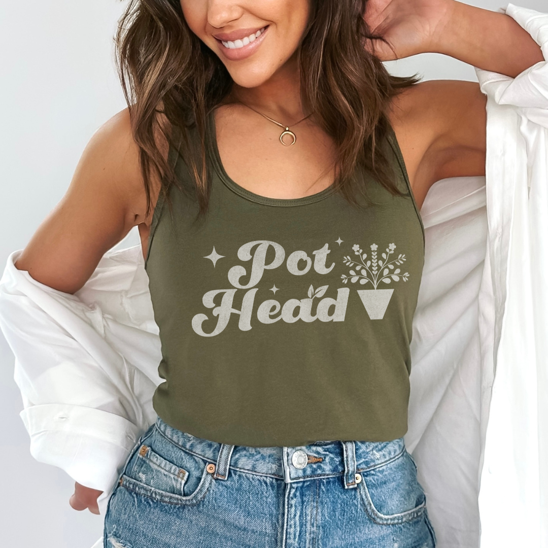Pot Head - Racerback Tank