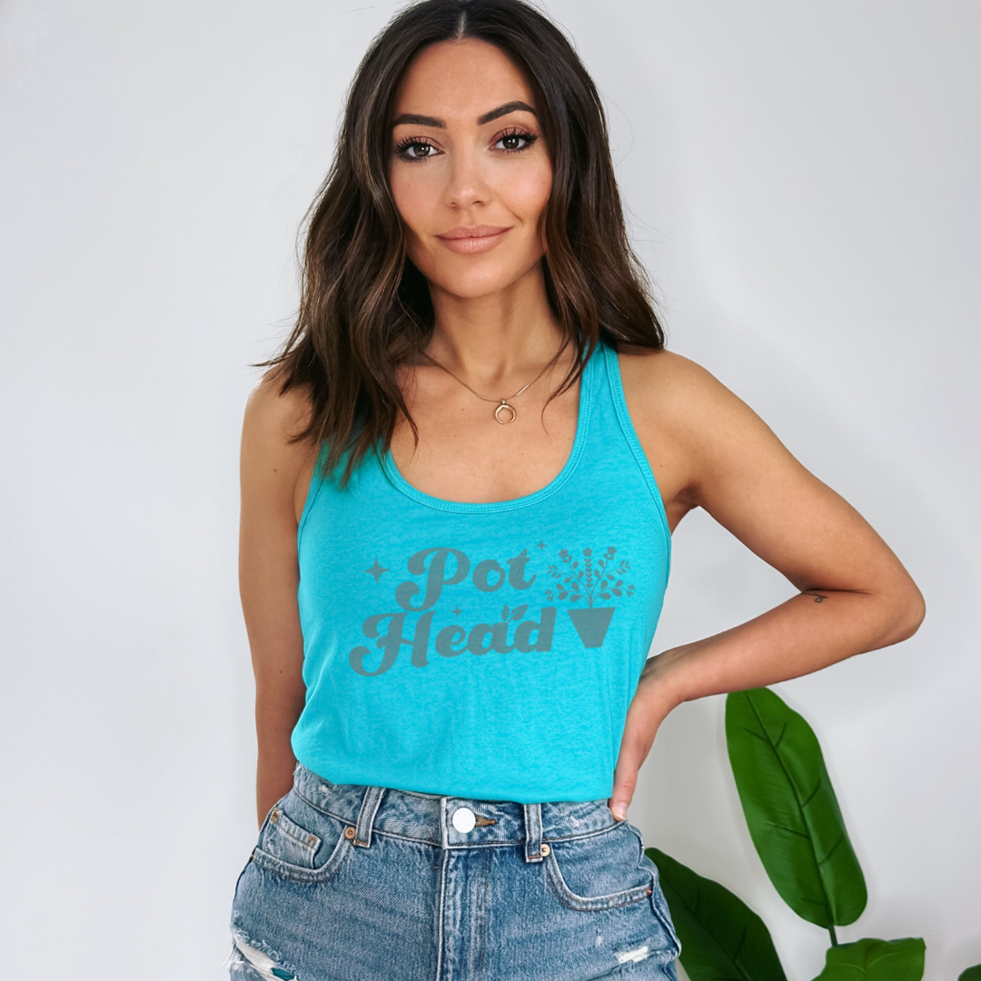 Pot Head - Racerback Tank